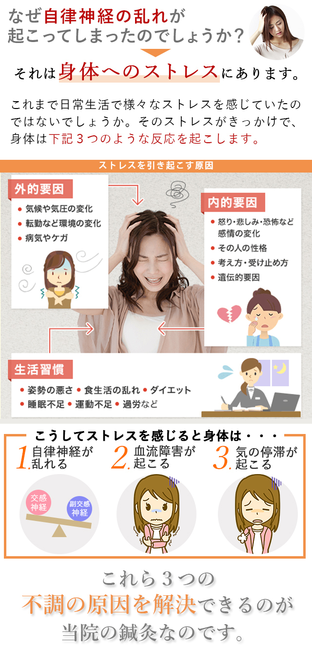 自律神経の乱れの原因
