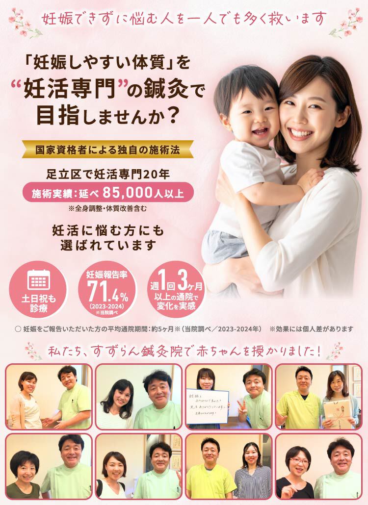 最高齢47歳、やさしい施術で妊娠体質へ